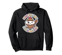 Kawaii Cupcake Less Talking More Cottura Felpa con Cappuccio