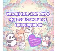 Kawaii Cute Animals & Mystical Creatures Coloring Book: Adorable Friends from Magical Worlds to Color and Love