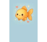 Kawaii Cute Golden Fish Notebook: Little Golden Fish-Themed Agenda