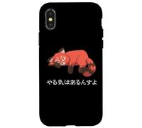 Kawaii Cute I'm Motivated Red Panda Funny Red Panda Animali Custodia per iPhone X/XS