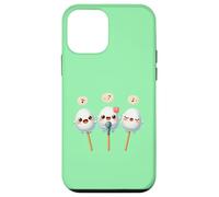 Kawaii Dango Trio Canto Gnocchi di Riso Karaoke Custodia per iPhone 12 mini