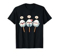 Kawaii Dango Trio Canto Gnocchi di Riso Karaoke Maglietta