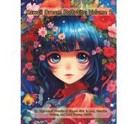Kawaii Dream Portraits: Volume 2: Gothic Anime Coloring Book: 50 High-Detail Portraits of Elegant Girls in Lace, Victorian Fashion, and Dark Fantasy Outfits