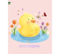 Kawaii Duck Notebook - 160 Pages with Lined & Self-Care Prompts | Cute Journal for Writing, Mindfulness, and Gift Giving