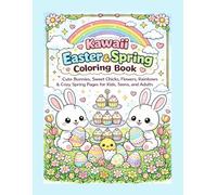 Kawaii Easter & Spring Coloring Book: Cute Bunnies, Sweet Chicks, Flowers, Rainbows & Cozy Spring Pages for Kids, Teens, and Adults