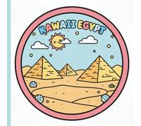 Kawaii Egypt Adult Coloring Book