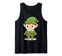 Kawaii Elfo Inverno Holiday Character Design Canotta