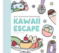 Kawaii Escape: A Japanese-Themed Colouring Book with 40 Pages of Adorable Snacks, Vending Machines, and Cute Aesthetic Vibes for Stress Relief and Fun