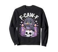Kawaii F-CAW-F Pastel Goth Carino Creepy Corvo Uomini Donne Felpa