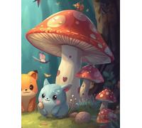 Kawaii Fairy Tale Notebook: Cute Magical Forest Journal for Drawing, School & Daily Adventures