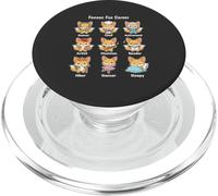 Kawaii Fennec Fox Career Chart con ruoli di artista giocatore PopSockets PopGrip per MagSafe