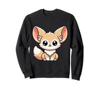 Kawaii Fennec Fox - Carino Big Ears Desert Fox Personaggio Felpa
