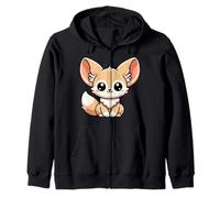 Kawaii Fennec Fox - Carino Big Ears Desert Fox Personaggio Felpa con Cappuccio