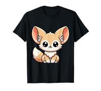 Kawaii Fennec Fox - Carino Big Ears Desert Fox Personaggio Maglietta