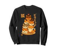 Kawaii Fox Pyramid Anime Japanese Letters Cute Felpa