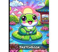 Kawaii Frog Sketchbook: Personal Artist Book for Drawing Sketching Doodling | Kids Teens Adults Appropriate