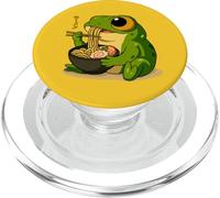 Kawaii Frog Slurps Ramen: Carino Noodle Bowl Art PopSockets PopGrip per MagSafe