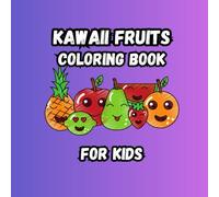 kawaii fruits coloring book