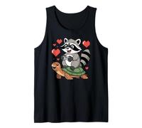 Kawaii Gaming Animal Graphic Turtle Cute Raccoon Gamer Canotta