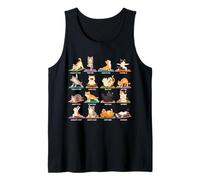 Kawaii Gatti Che Fanno Yoga Divertente Canotta