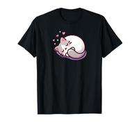 Kawaii Gattino Che Dorme, Gatto Carino Maglietta