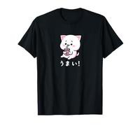 Kawaii Gatto Boba Giapponese Carino estetica Anime Ragazzi Bambini Maglietta