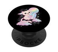 Kawaii Gatto Latte Alla Fragola Estetico Ragazza PopSockets PopGrip Adesivo