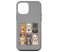 Kawaii Gatto Sushi Anime Giapponese Carino Otaku Art Custodia per iPhone 12 mini