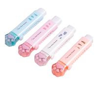 Kawaii gatto zampa gomma Push Pull gomma per studente professionale disegno strumenti carino cancelleria forniture scolastiche ragazza regaloTrattamento pratico