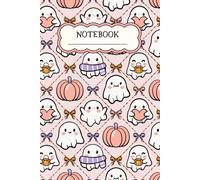 Kawaii Ghost Notebook: Pastel Ghost Diary for Spooky-Cute Fans - Ideal for Writing, Doodles, School Notes & Autumn Gifts