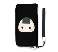 Kawaii Giapponese Sfere di Riso Sottile Portafoglio per Le Donne Borsa Lunga Carino Pochette Da Polso Borsetta Titolari, Stile:, 20x10.5cm