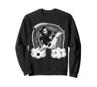 Kawaii Grim Reaper. Death Riding a Unicorn Nu Goth Aesthetic Felpa
