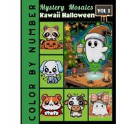 Kawaii Halloween Color by Number for Adults: Cute and Spooky Coloring Book for Relaxation and Fun Volumn 1