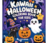 Kawaii Halloween Coloring Book for Kids