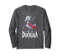 Kawaii Halloween Conte DUCKULA Farmer Duck Horror Film Maglia a Manica