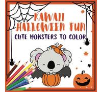 Kawaii Halloween Fun: Cute Monsters to Color