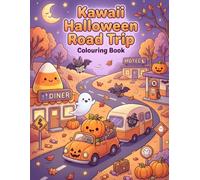 Kawaii Halloween Road Trip Colouring Book