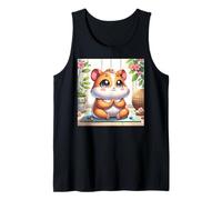 Kawaii Hamster Yogi: Adorable Art of Meditation Canotta