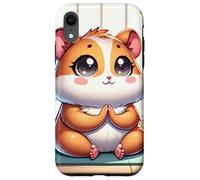 Kawaii Hamster Yogi: Adorable Art of Meditation Custodia per iPhone XR