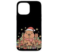 Kawaii Happy Holiday Capybara in Cozy Christmas Style Custodia per iPhone 13 Pro Max