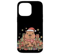 Kawaii Happy Holiday Capybara in Cozy Christmas Style Custodia per iPhone 14 Pro Max