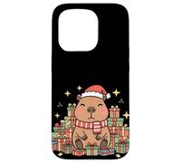 Kawaii Happy Holiday Capybara in Cozy Christmas Style Custodia per iPhone 15 Pro