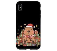 Kawaii Happy Holiday Capybara in Cozy Christmas Style Custodia per iPhone XS Max
