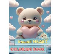 Kawaii HEART Coloring Book for Kids: 40 Fun and Cute Easter Designs