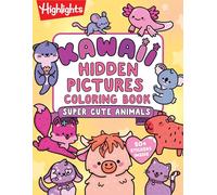 Kawaii Hidden Pictures Coloring Book: Super Cute Animals