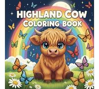 Kawaii Highland Cow Coloring Book: Charming Scottish Cow Illustrations, A Cute Kawaii Gift for Cow Lovers
