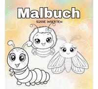 Kawaii Insekten Malbuch - Niedliche Krabbeltiere zum Ausmalen!