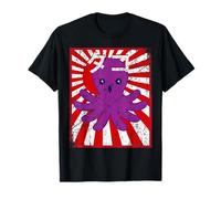 Kawaii Japanese Anime Octopus Tako Design Manga Style Maglietta