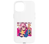 Kawaii Kanai Girl - Carino giapponese Anime Art Custodia per iPhone 15