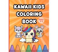 Kawaii Kids Coloring Book: Big Bold Alphabet Coloring Pages /Ages 2 to 5